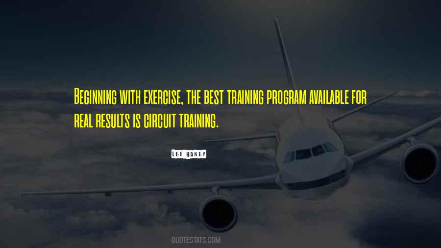 Quotes About Circuit Training #975529