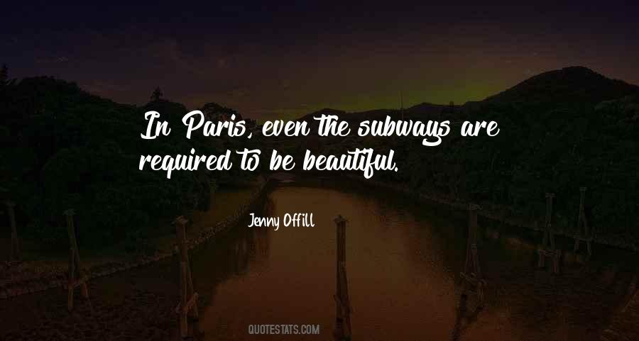 Quotes About Subways #1221739