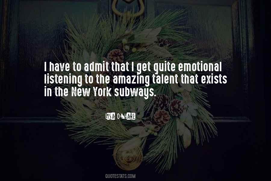 Quotes About Subways #587781