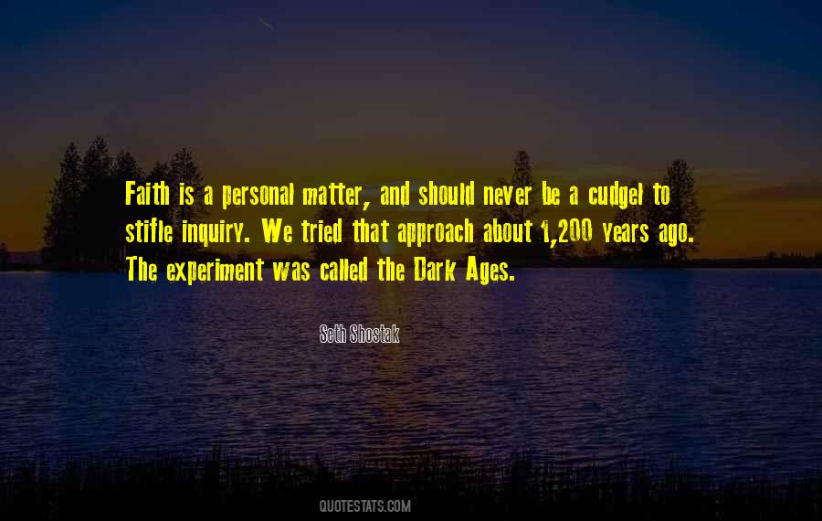 Quotes About Dark Ages #181727