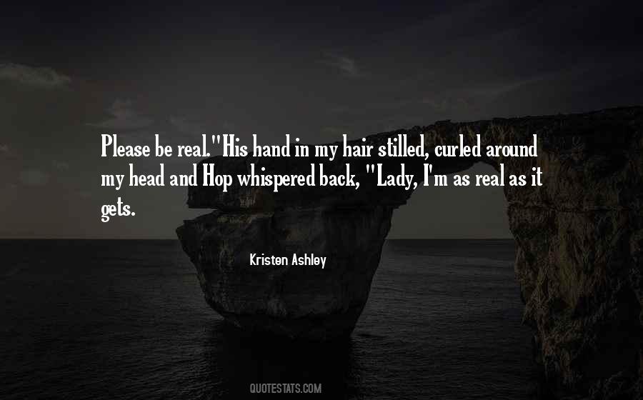 Curled Hair Quotes #1456421