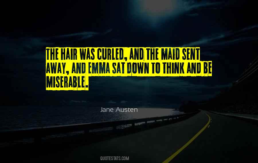 Curled Hair Quotes #308438