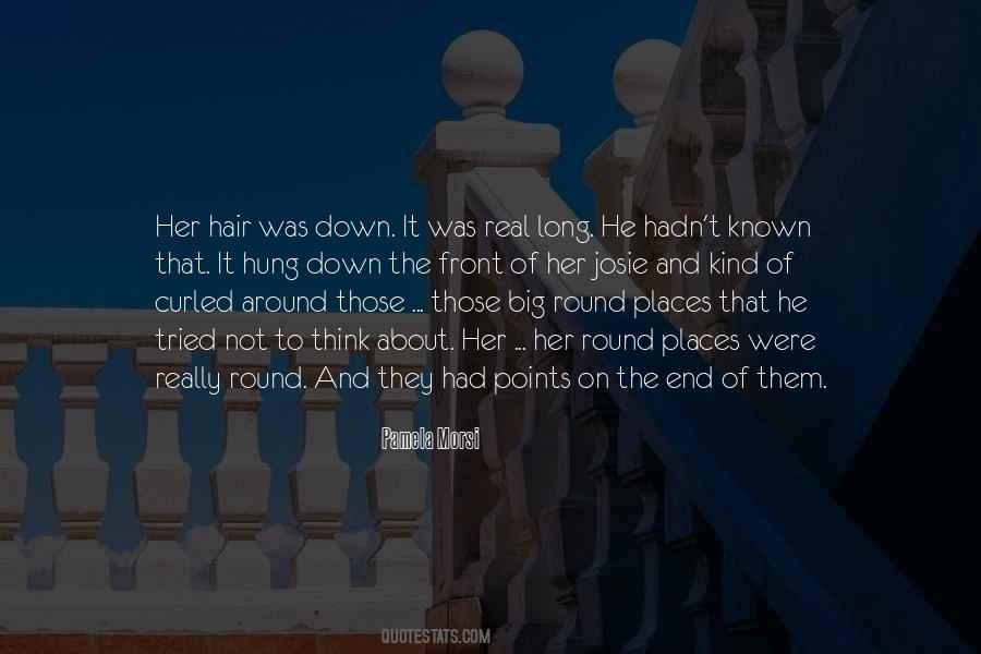 Curled Hair Quotes #546775