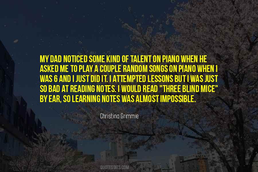 Quotes About Learning Piano #688422
