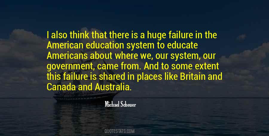Quotes About American Education System #166046
