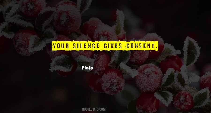 Quotes About Your Silence #1035891