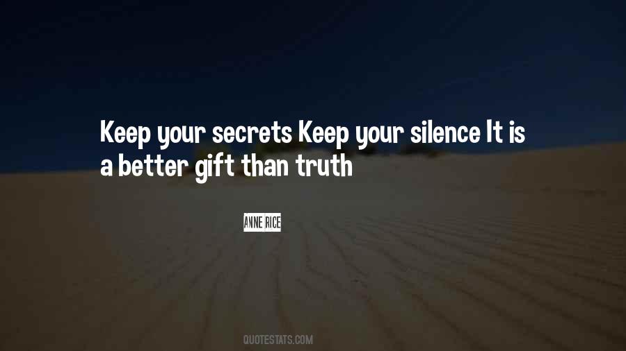 Quotes About Your Silence #1673168