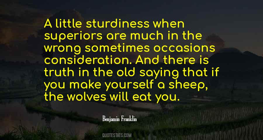 Quotes About Wolves And Sheep #1115700