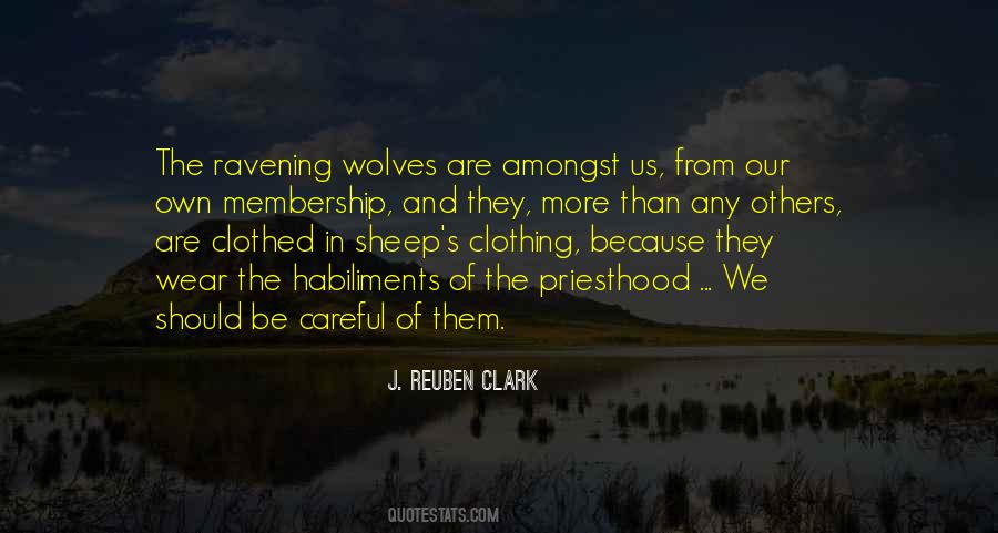 Quotes About Wolves And Sheep #1474302
