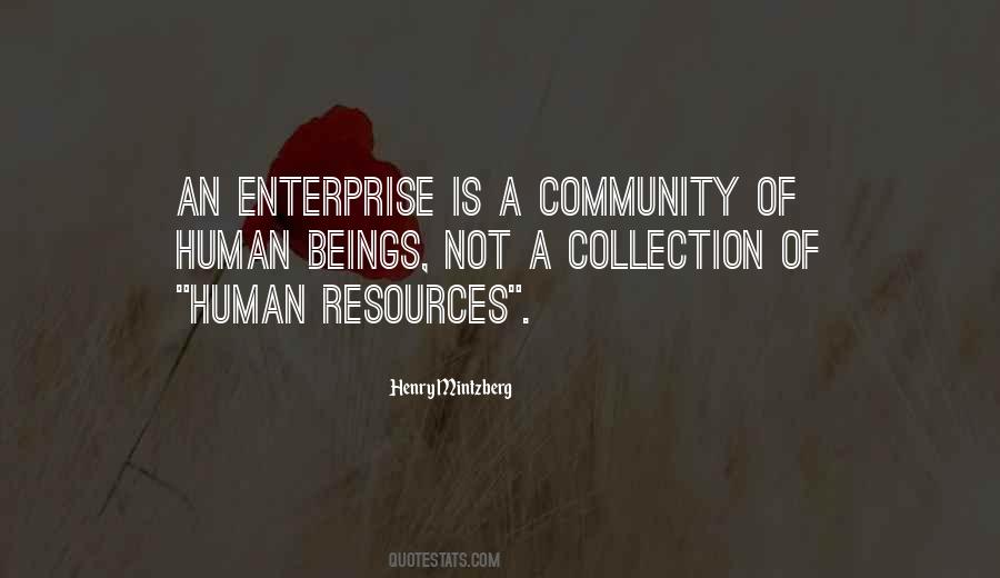 Quotes About Human Resources #1309771