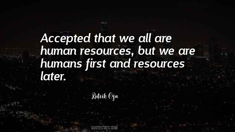 Quotes About Human Resources #1742865
