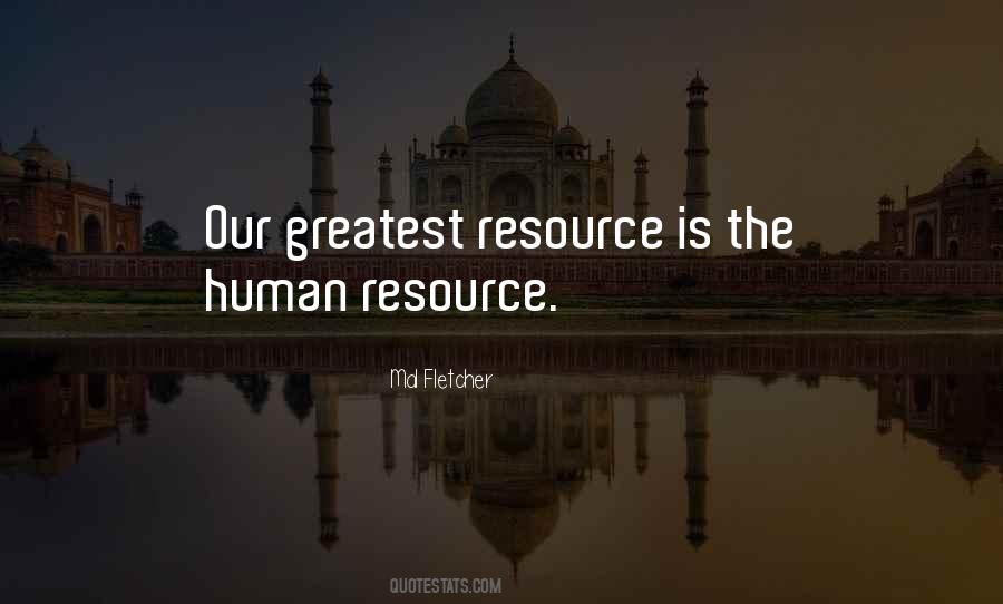 Quotes About Human Resources #334809