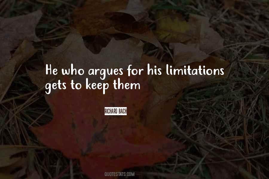 Limitations For Quotes #803792