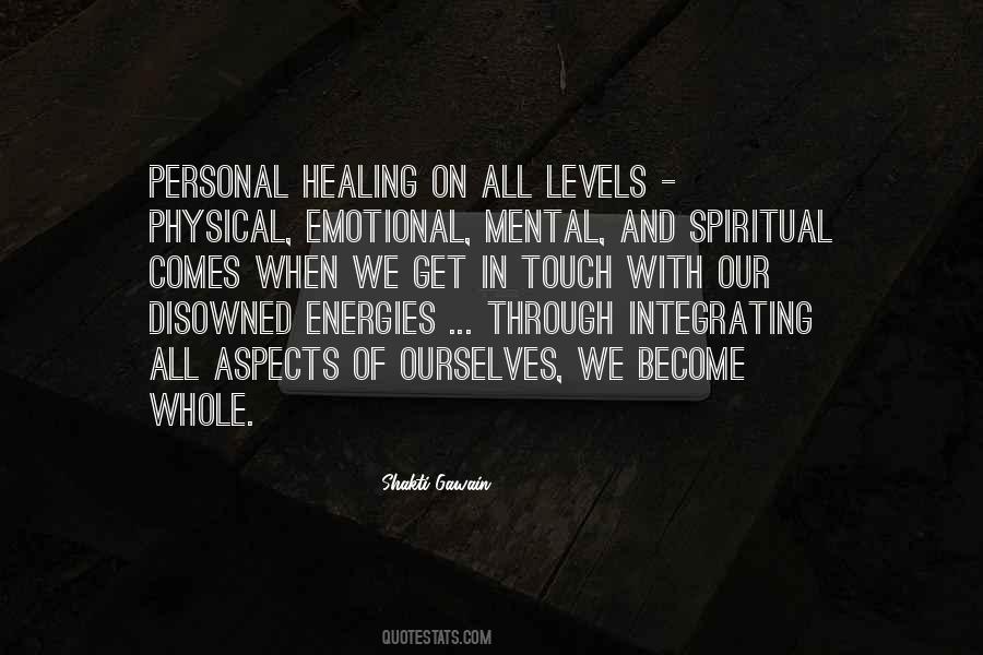 Quotes About Healing Touch #525212