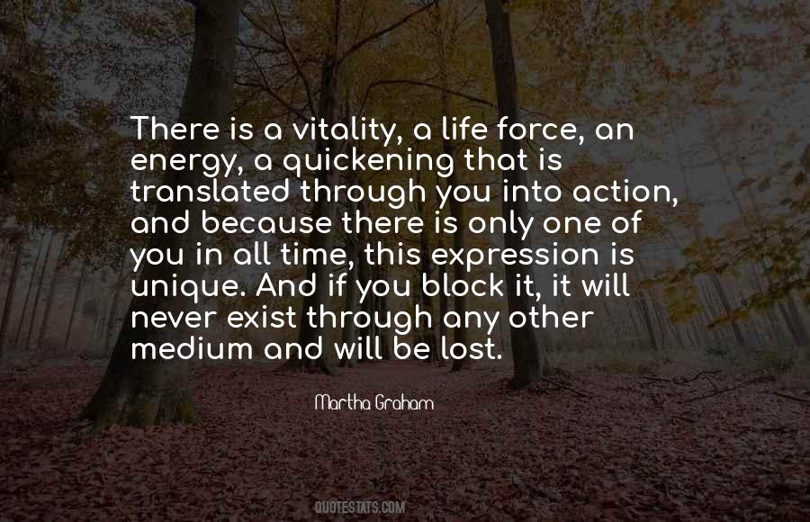 Quotes About Life Force #968812