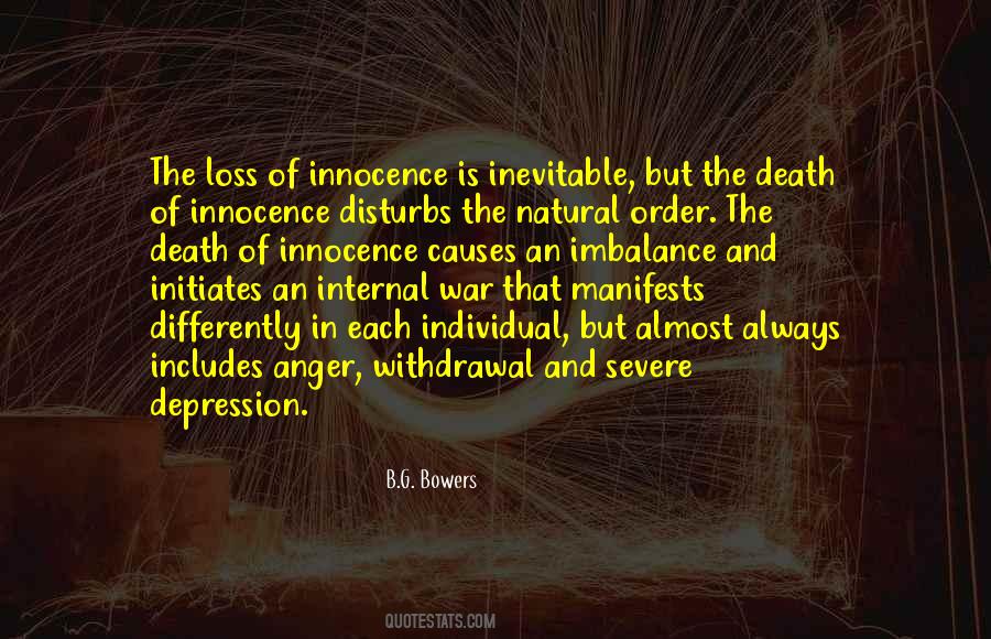 Quotes About A Loss Of Innocence #687257