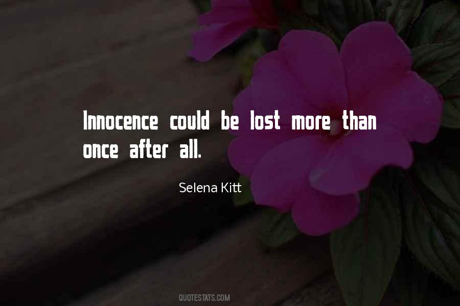 Quotes About A Loss Of Innocence #971704