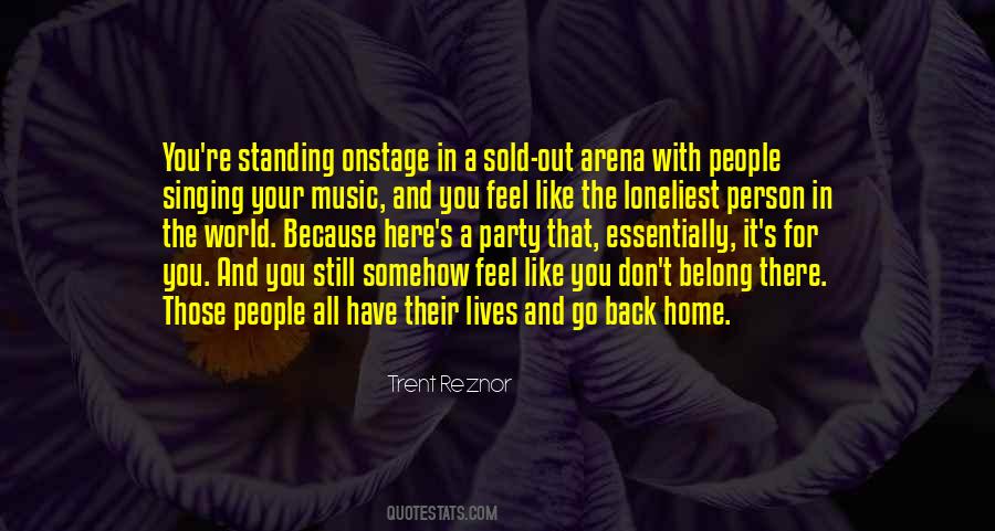 Quotes About Going Back Where You Belong #260192