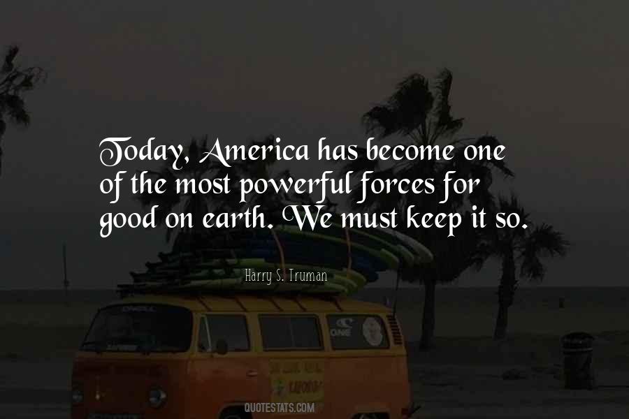 Good Of America Quotes #436143