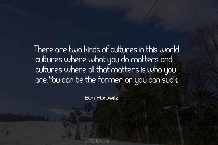 Culture Matters Quotes #30887