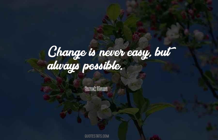 Quotes About Change Is Possible #605162