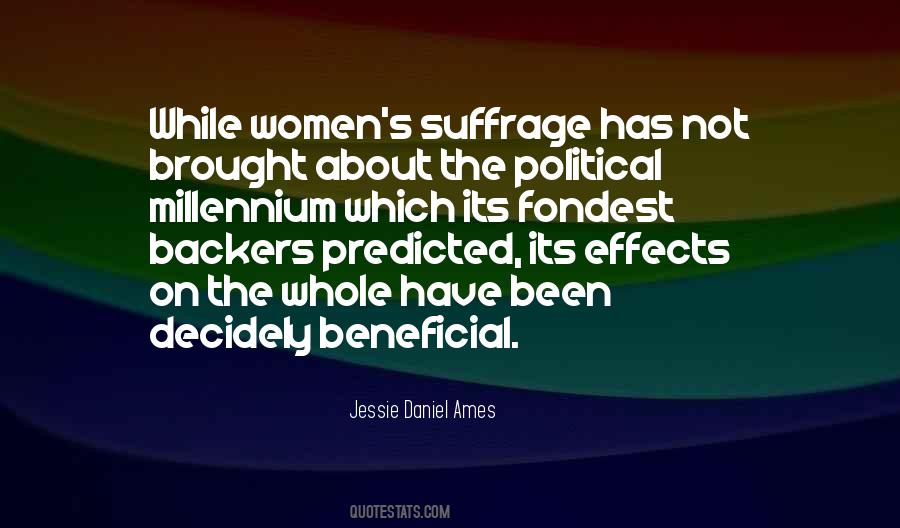 Quotes About Suffrage #395863