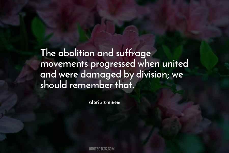 Quotes About Suffrage #844965