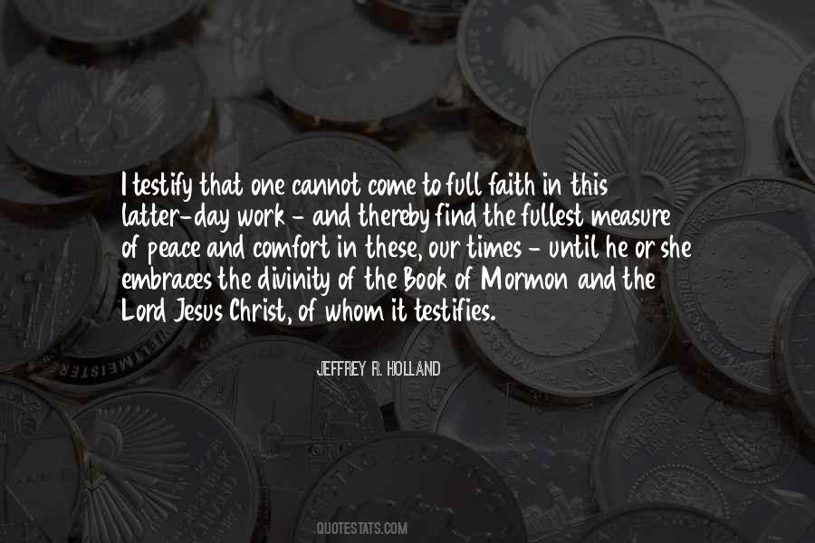 Quotes About Faith In The Lord #588244