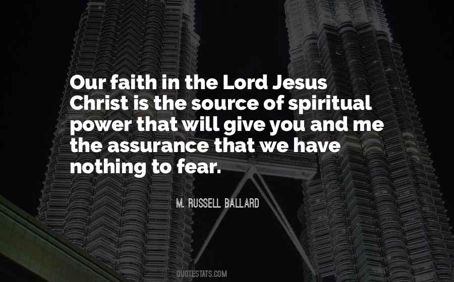 Quotes About Faith In The Lord #72458