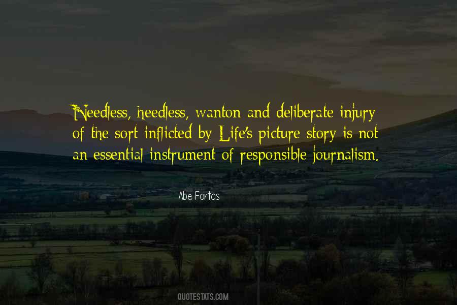 Quotes About Responsible Journalism #160128
