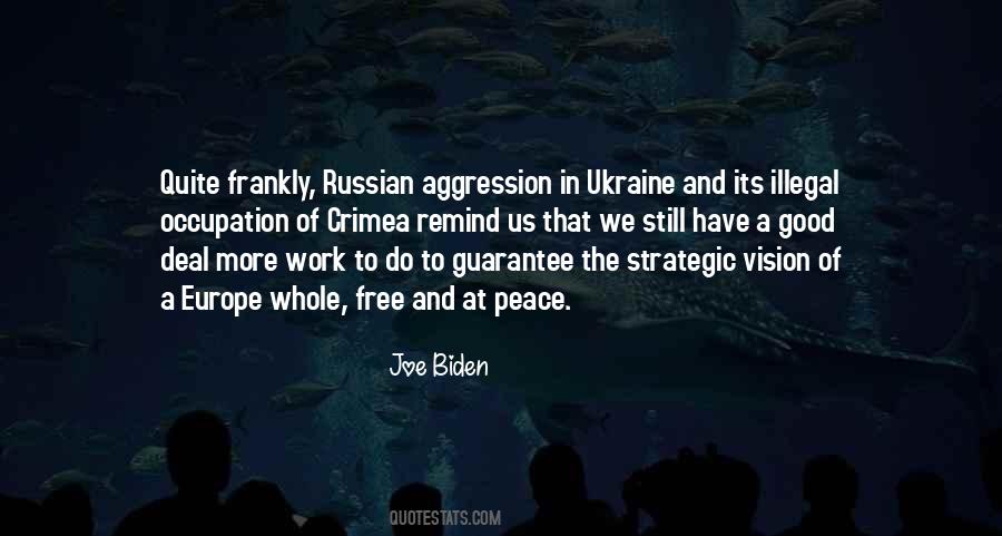 Quotes About Russian Aggression #1298624