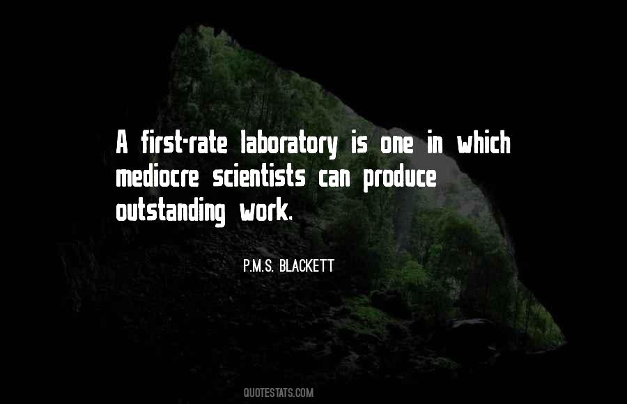Laboratory Work Quotes #219136