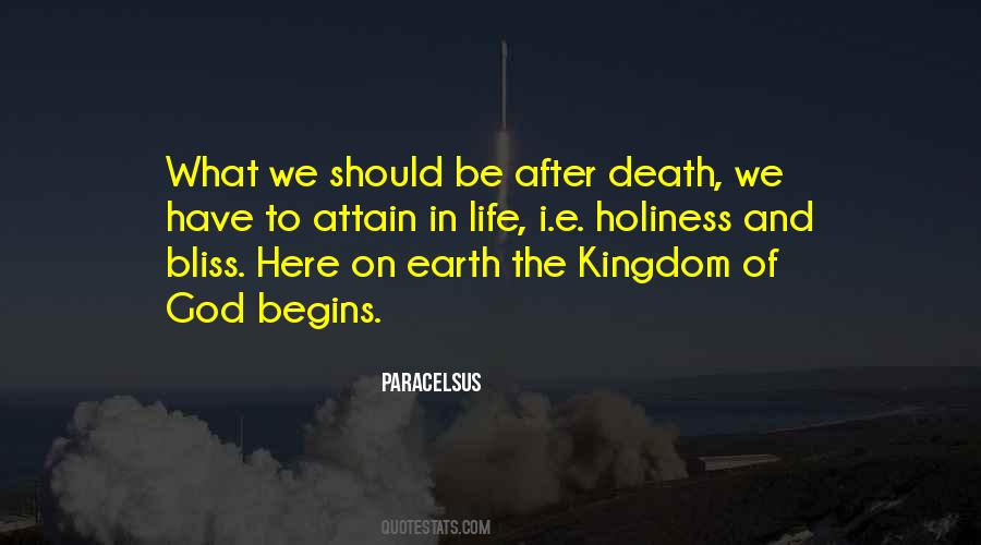 Earth Holiness Quotes #1365622