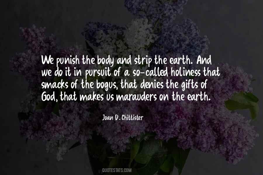 Earth Holiness Quotes #550655