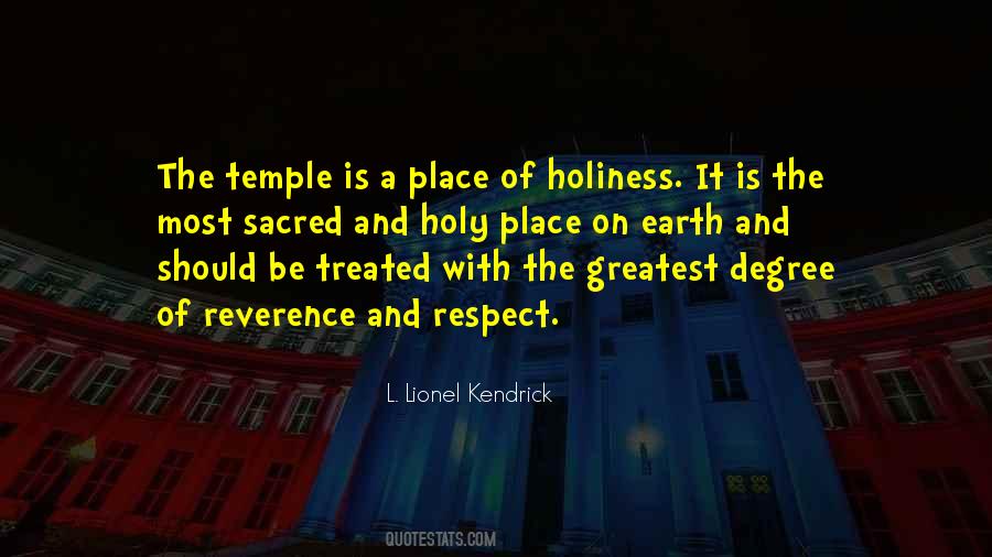 Earth Holiness Quotes #598152