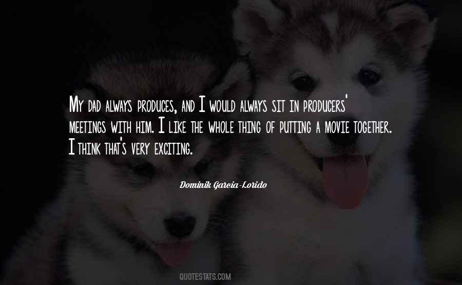 Quotes About Movie Producers #394493