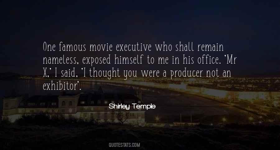 Quotes About Movie Producers #490181