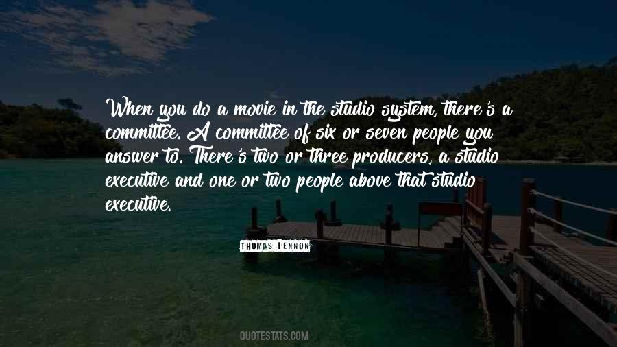 Quotes About Movie Producers #810281