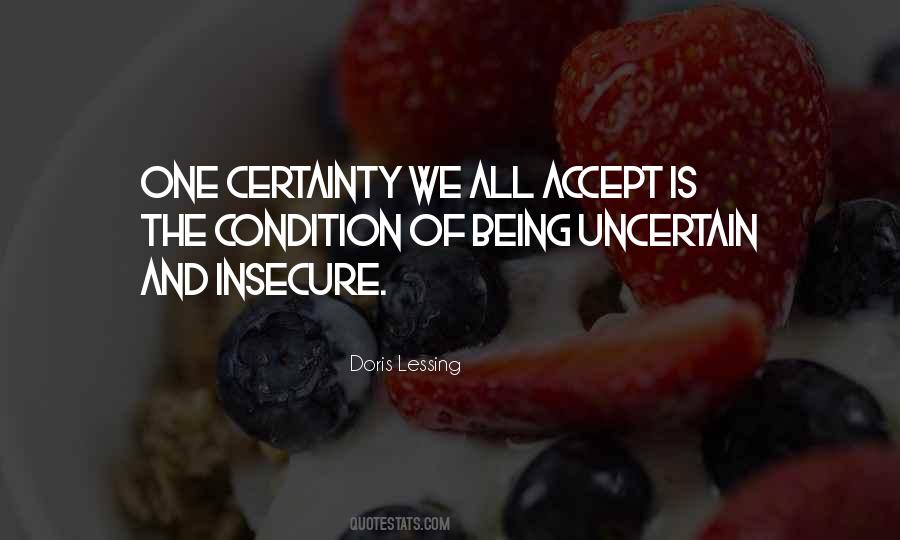 Quotes About Certainty #1753013