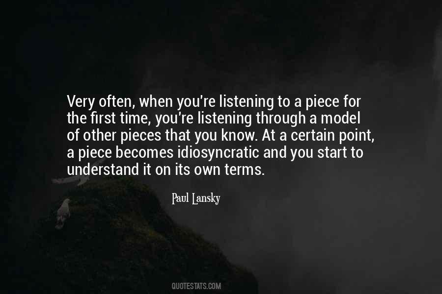 Quotes About Listening To Understand #1601508