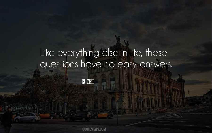 Quotes About Having An Answer For Everything #96495