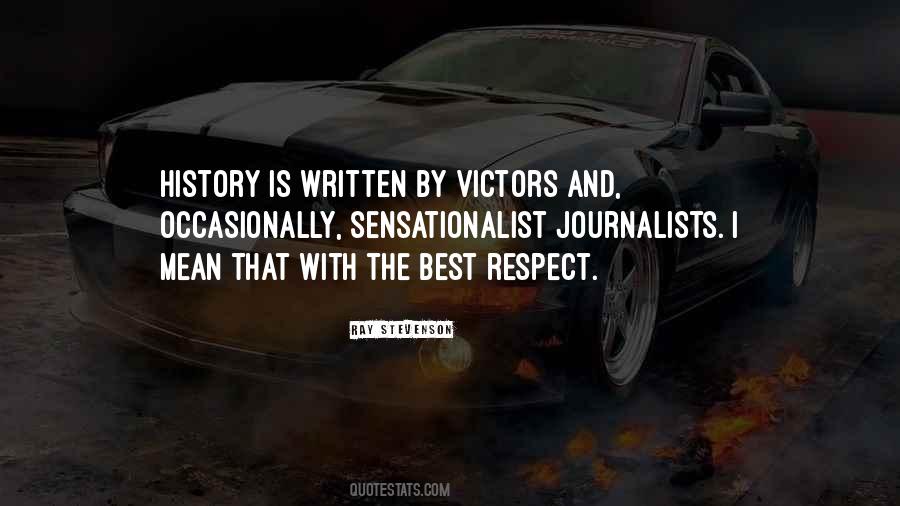 Quotes About History Is Written By The Victors #1068230