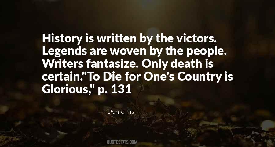 Quotes About History Is Written By The Victors #220522