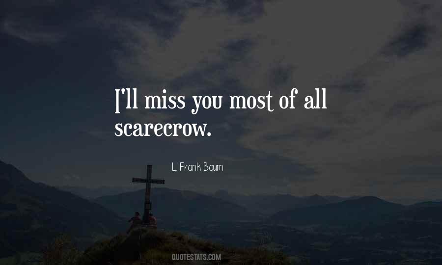 Quotes About Scarecrow #1743819