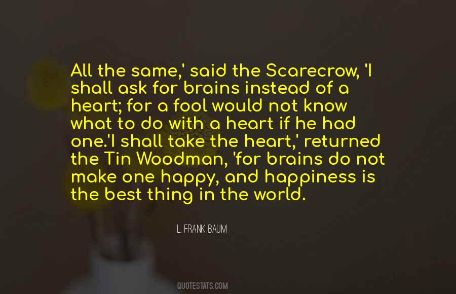 Quotes About Scarecrow #439100