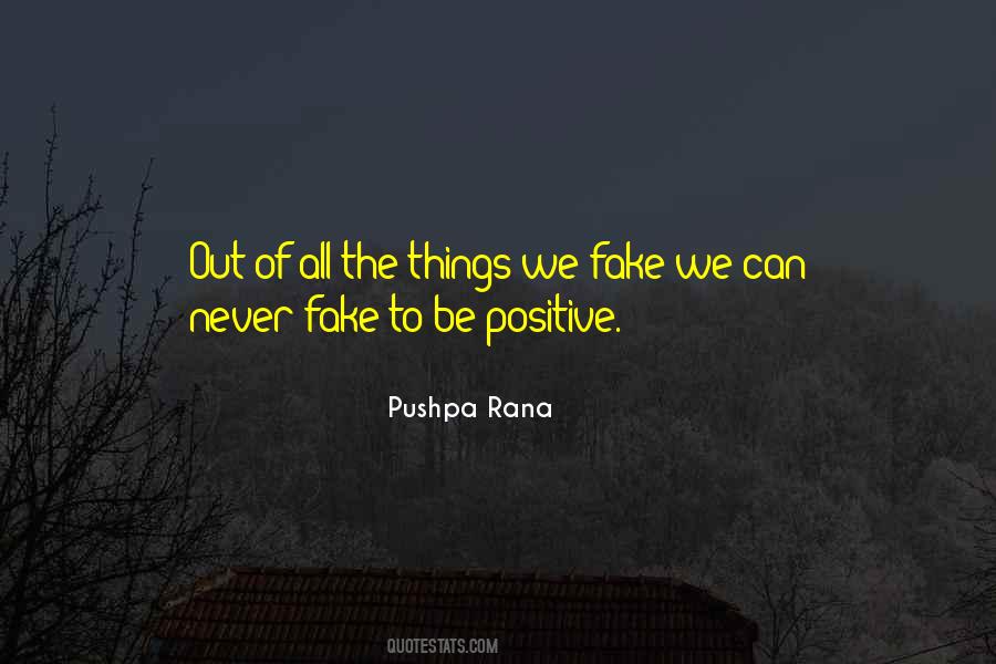 Quotes About Fake Things #923862