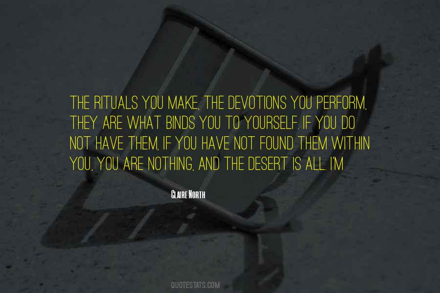 Quotes About Rituals #1080976