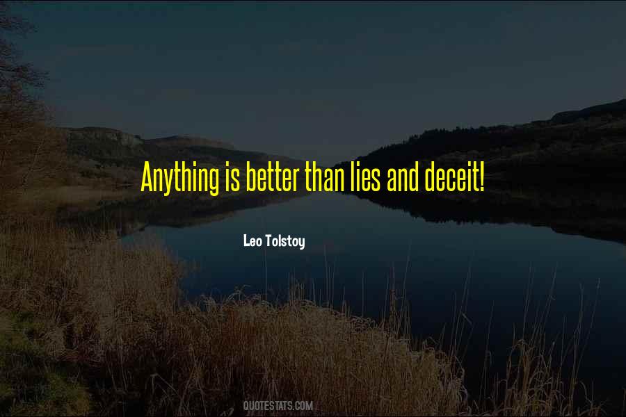 Quotes About Deceit And Lying #1644383