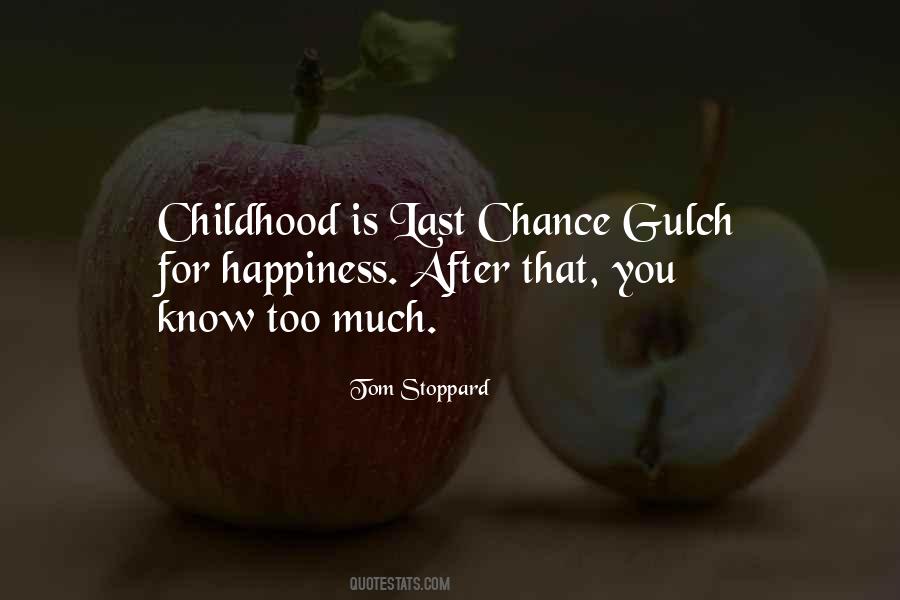 Quotes About Childhood Happiness #288127