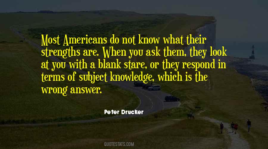 Know Your Strengths Quotes #1019407